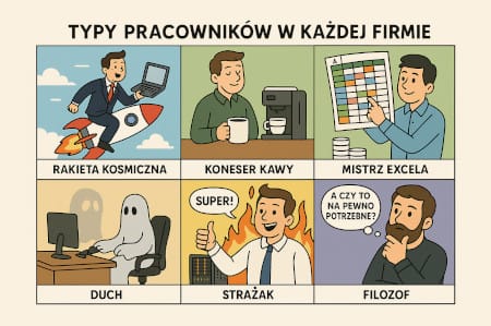 Typy pracowników w każdej firmie